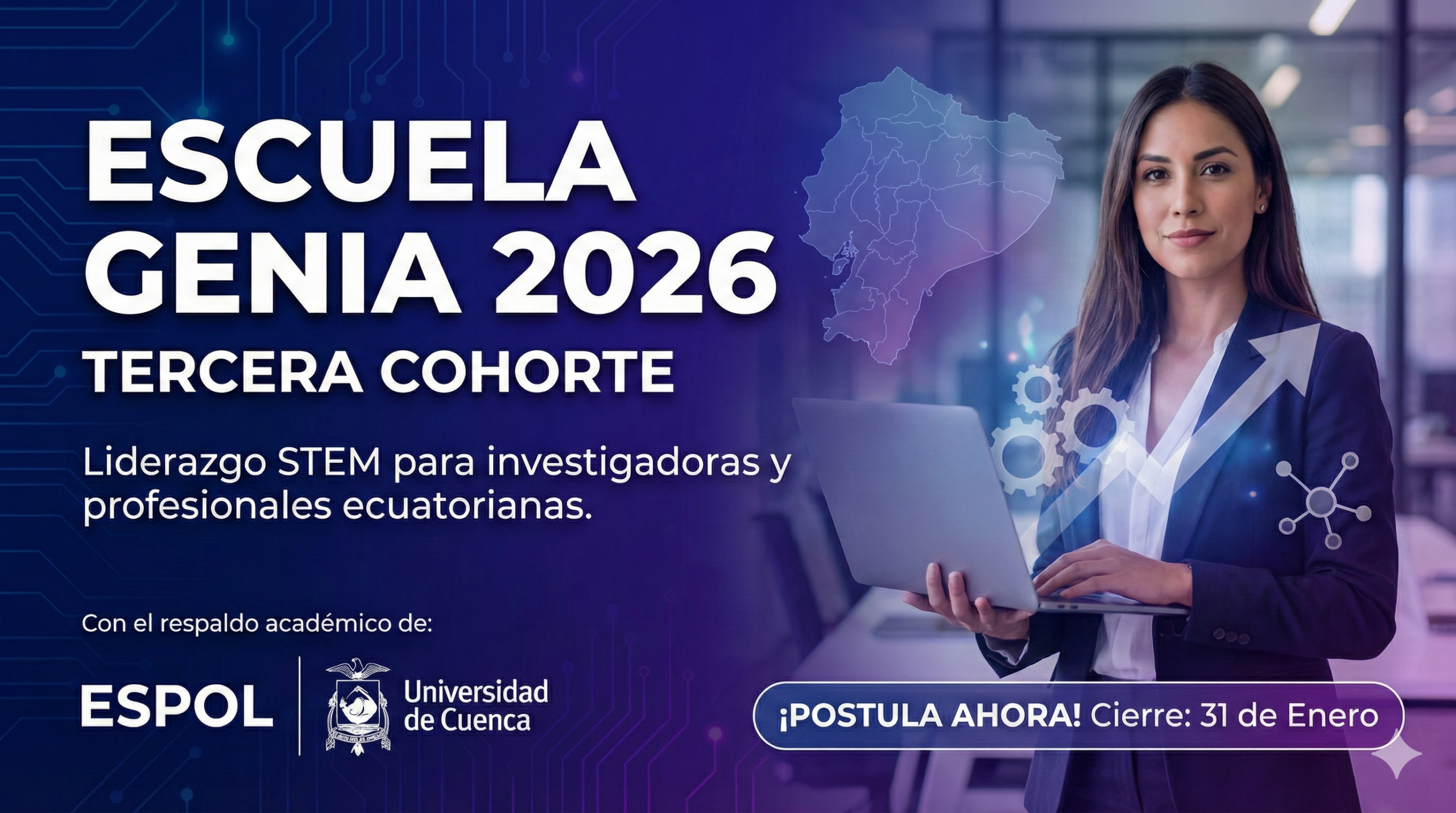 Escuela GENIA 2026 - Mujeres en STEM